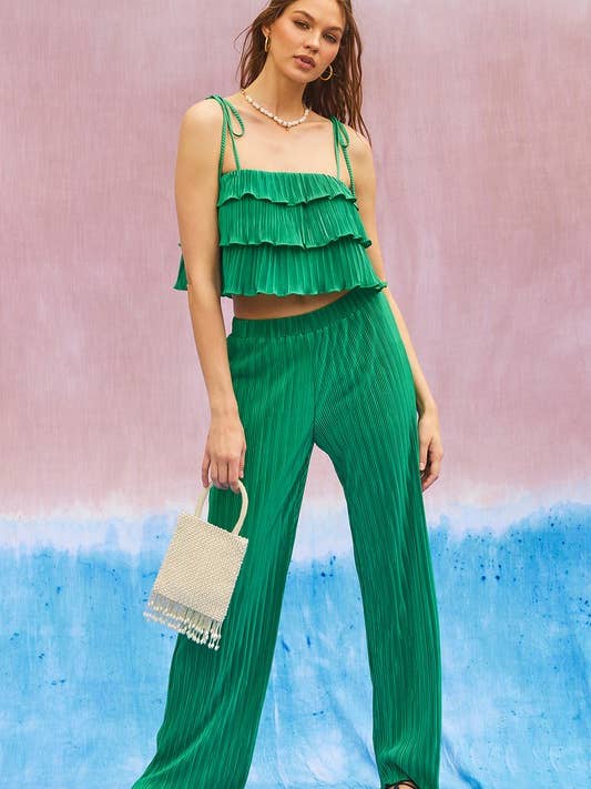 Bodre Pleated Set for wholesale by ILLA ILLA