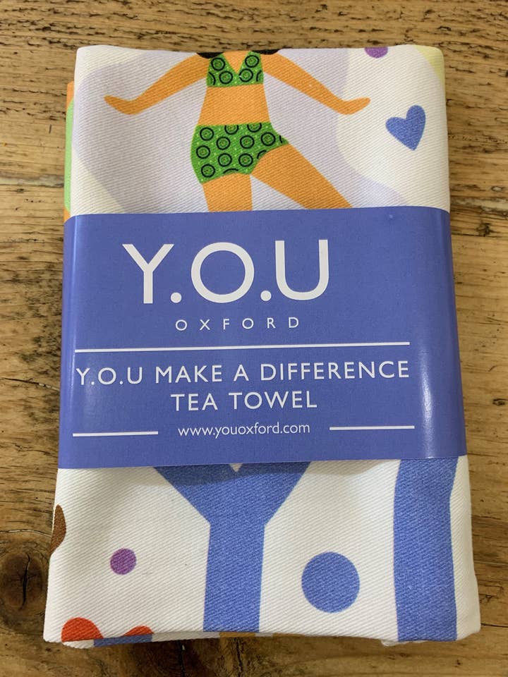 Organic Cotton Tea Towel - Y.O.U Make a Difference for wholesale by Y.O.U Underwear
