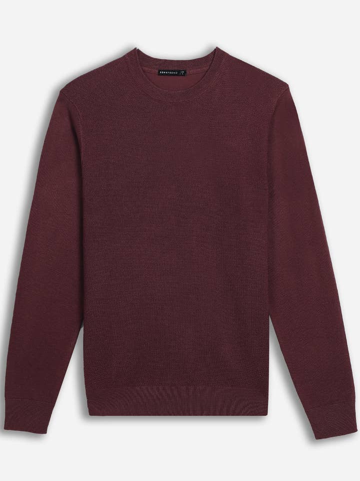 CREW NECK KNITTED SWEATER for wholesale by SONNY BONO