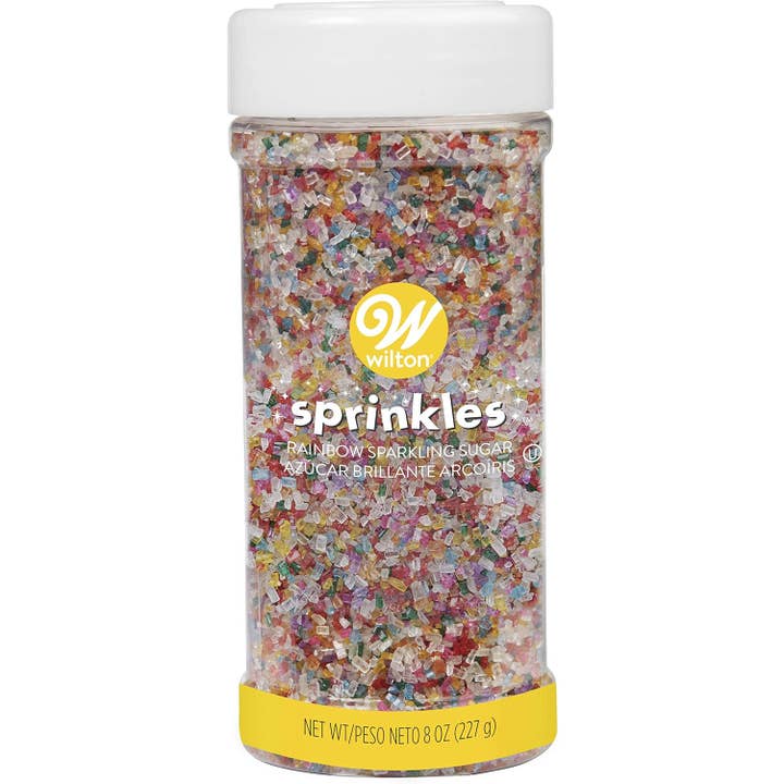 Innovarix - Wholesale Sprinkles - Rainbow Sprinkles Sparkling Sugars - 8 Oz.