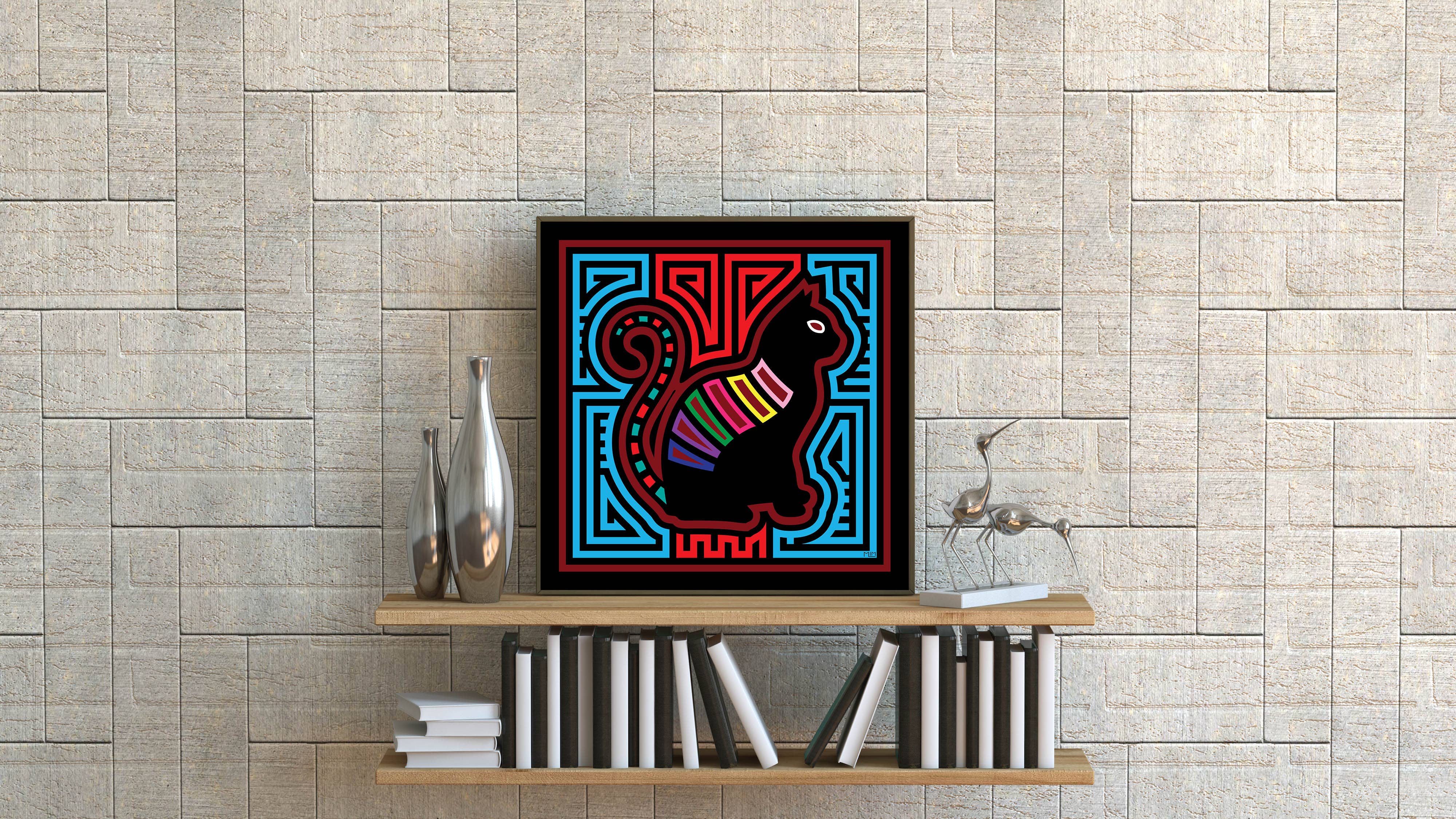 Papermolas - Wholesale Art Print - Print - Black Cat2