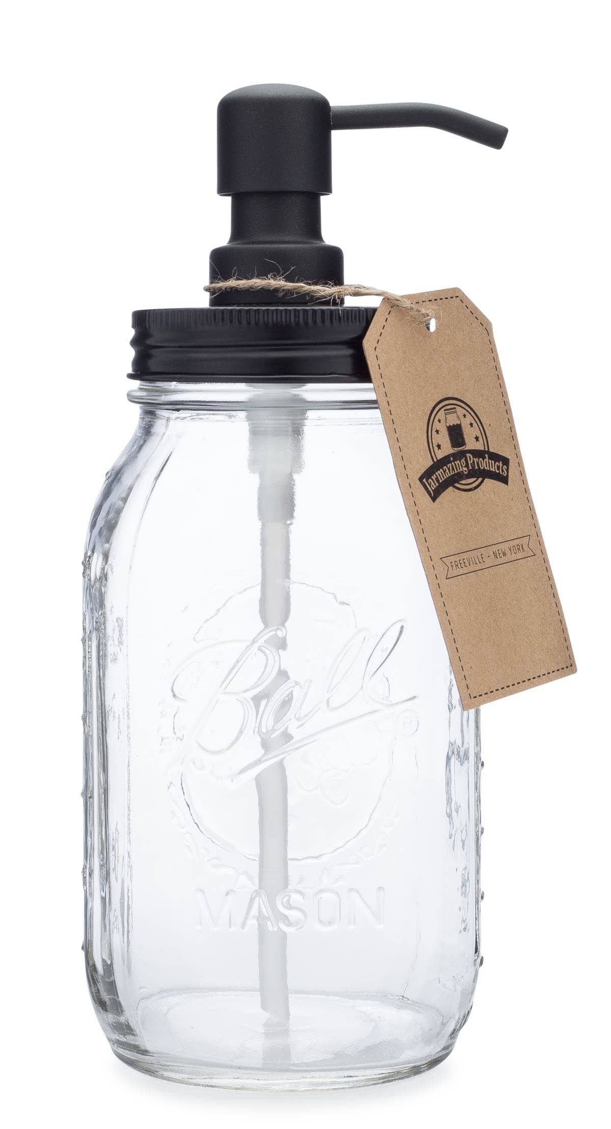 Jarmazing Products - Wholesale Soap Dispenser - Quart Mason Jar Soap and Lotion Dispenser - With 32oz Jar0