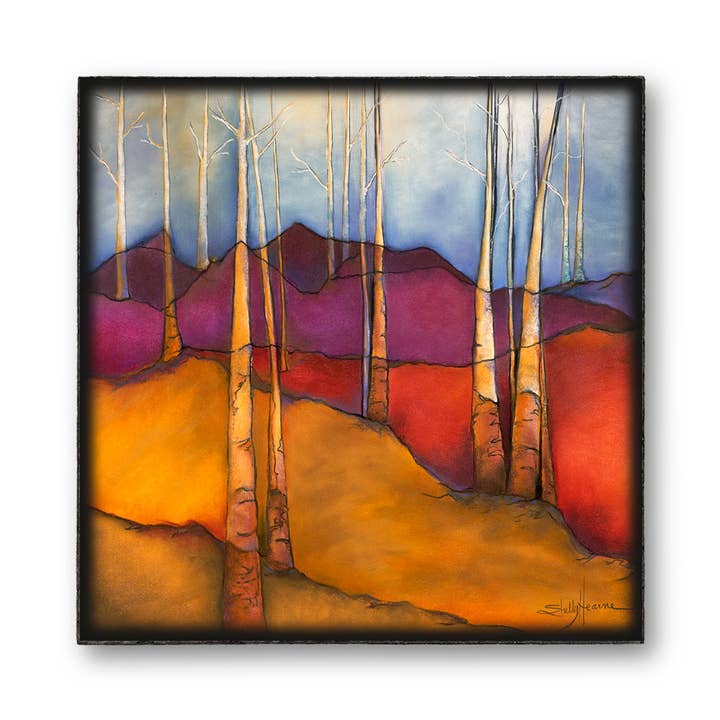 Illustrated Light & DC Designs - Venta al por mayor Posavasos - Posavasos Pizarra-SH011