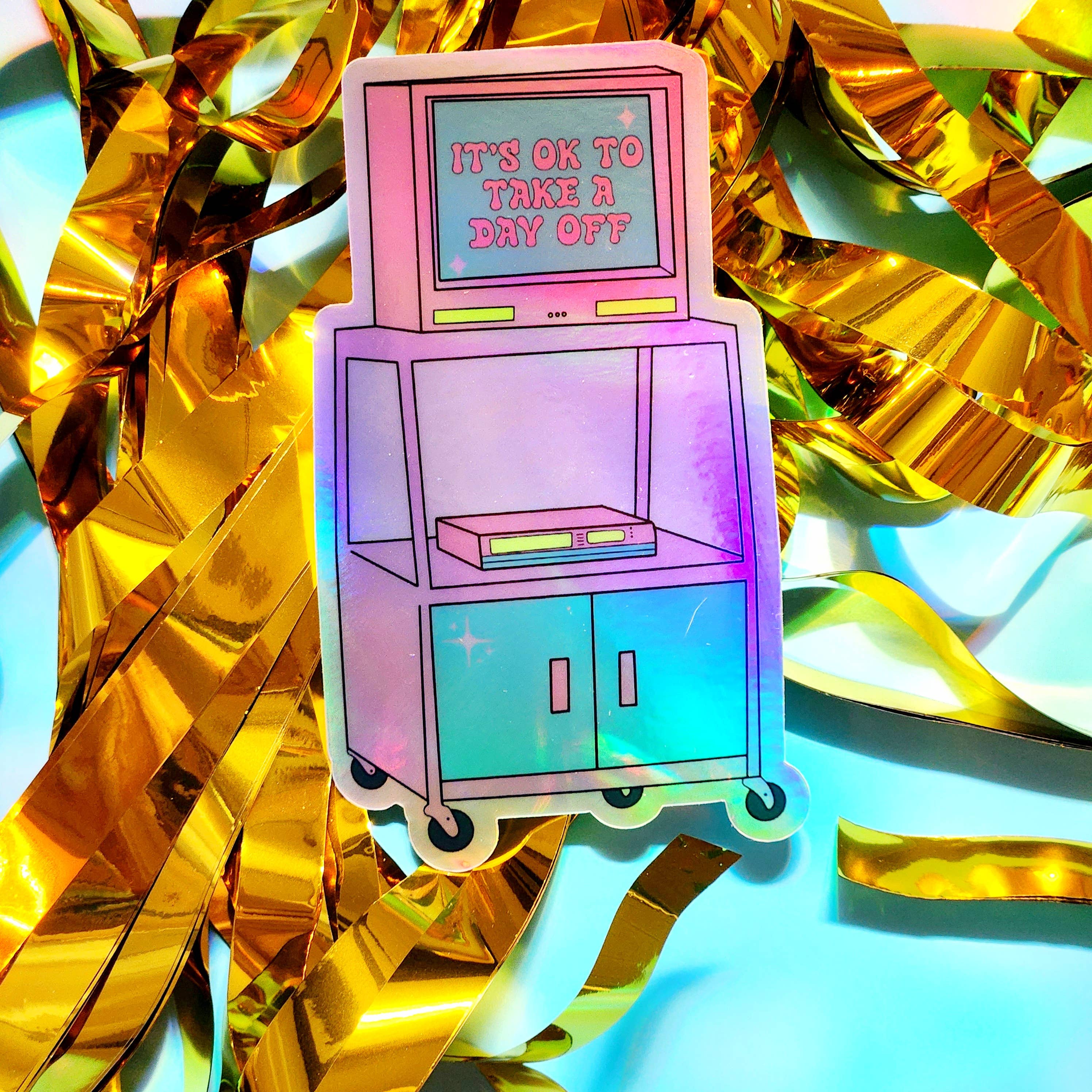 Luxe Trauma - Wholesale Sticker - 90s sticker take a day off hydroflask planner cute milennial3