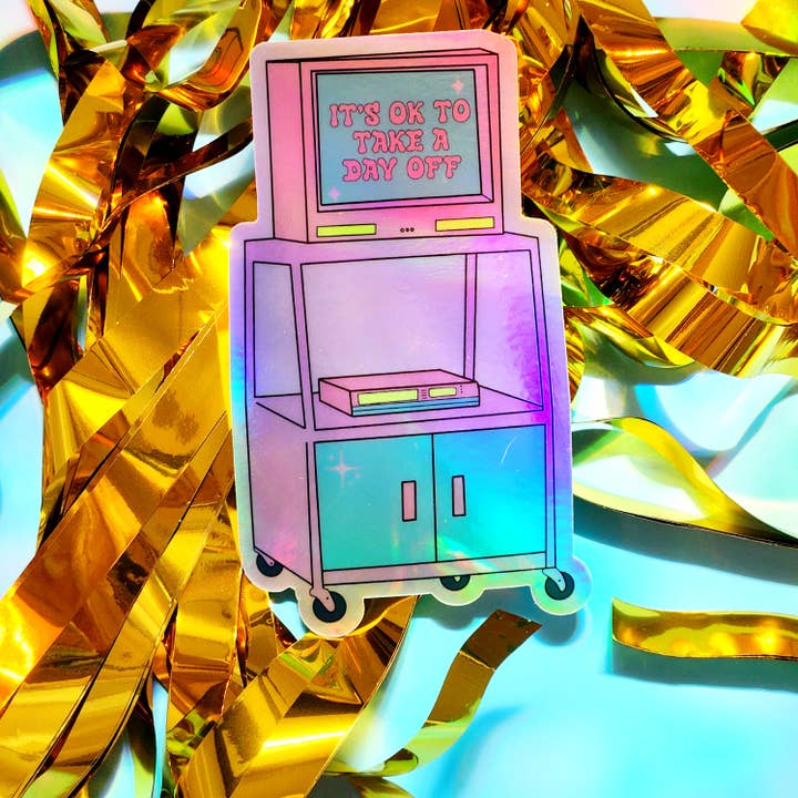 Luxe Trauma - Wholesale Sticker - 90s sticker take a day off hydroflask planner cute milennial3