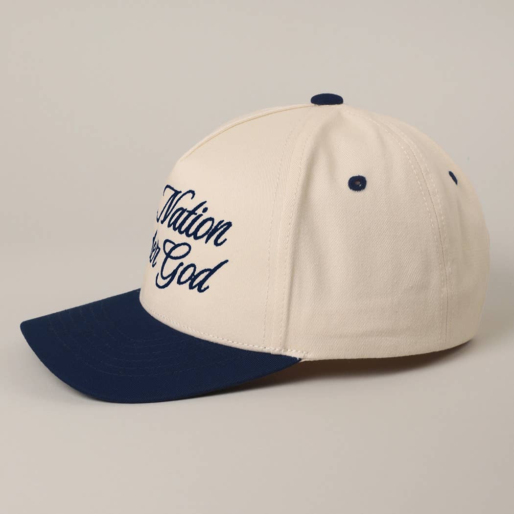 Fashion City - Wholesale Truckerpet - Uniseks - One Nation Under God Two-Tone Truckerpet14