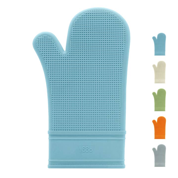 Oven Mitt, Silicone - Turquoise for wholesale on Faire