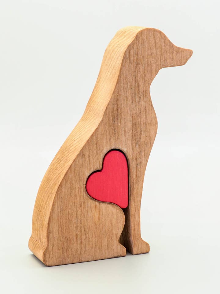Vizsla - Miniature Wooden Dog Decorative Figurine Statue for wholesale by Wood Metamorphosis