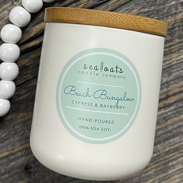Beach Bungalow Signature Candle for wholesale by Sea Oats Candle Company