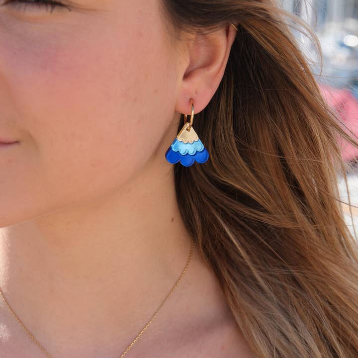 Studio Annette – Großhandel Ohrhänger – Spiegel Creolen Ohrringe Blumen6