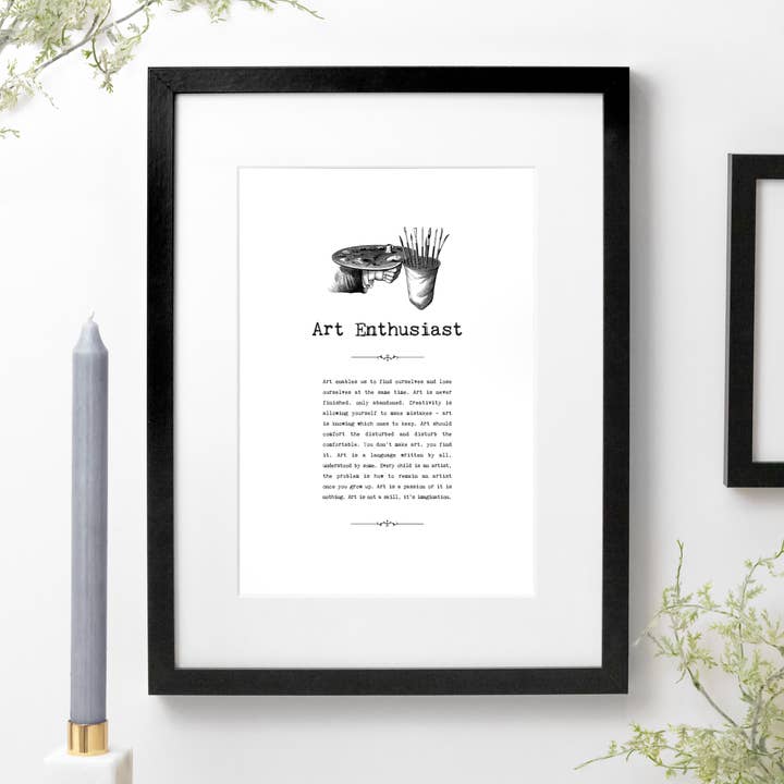 Coulson Macleod (U.S. Duties Paid) - Wholesale Art Print - Bookshop 'Vintage Words' A4 Unframed Prints with POS6