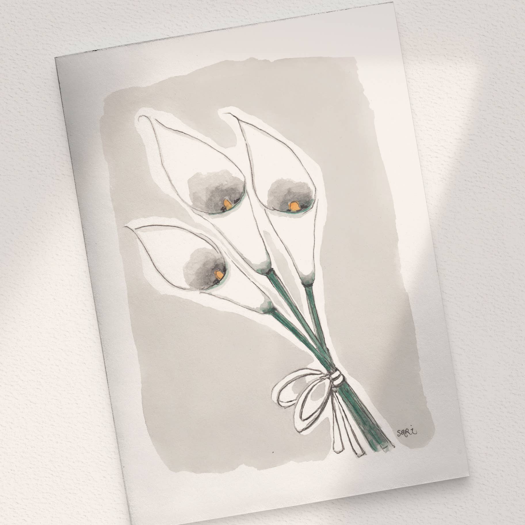 Sari's ArtWork - Wholesale Art Print - Calla Lilies1