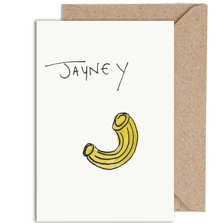 WeirdWatercolours - Wholesale Everyday Greeting Card - Jayney Macaroni