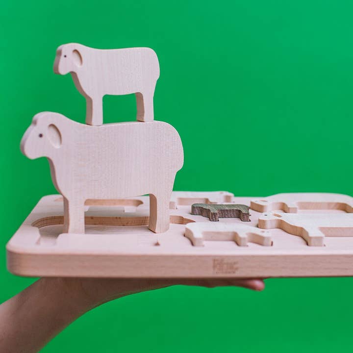 Sheep Sorter for wholesale by BAJO WOODEN TOYS