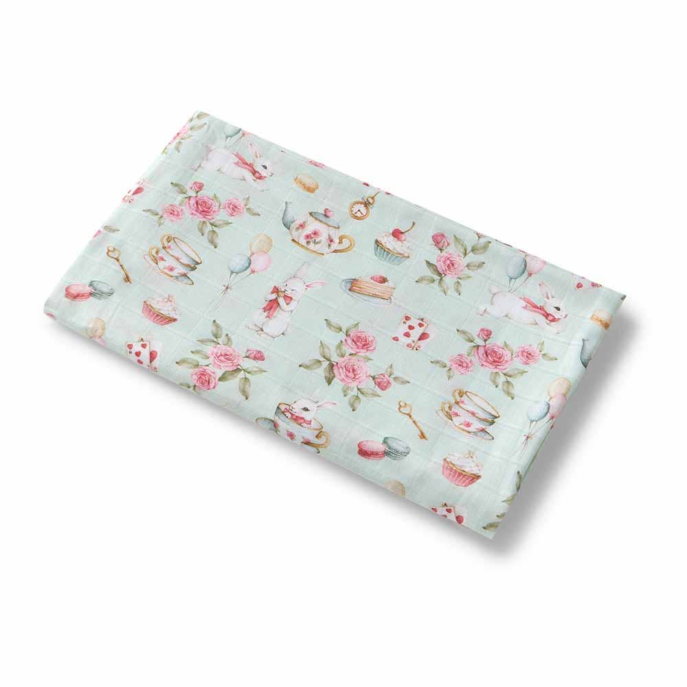 Snuggle Hunny - Wholesale Swaddle - Baby - White Rabbit Organic Muslin Wrap1