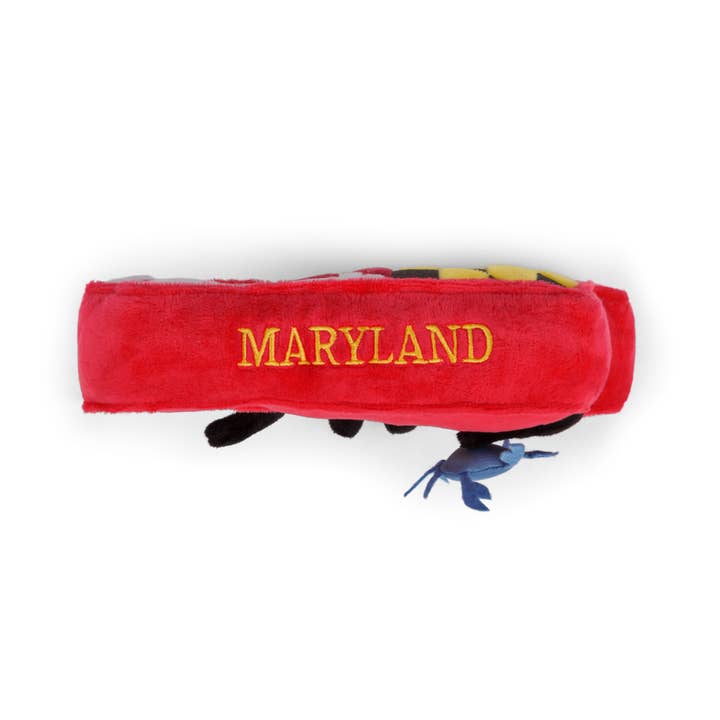 Stuffed States USA - Wholesale Stuffed/Plush Toy - Kids & Baby - Maryland State Stuffed Plush -State Flag and Tiny Crab3