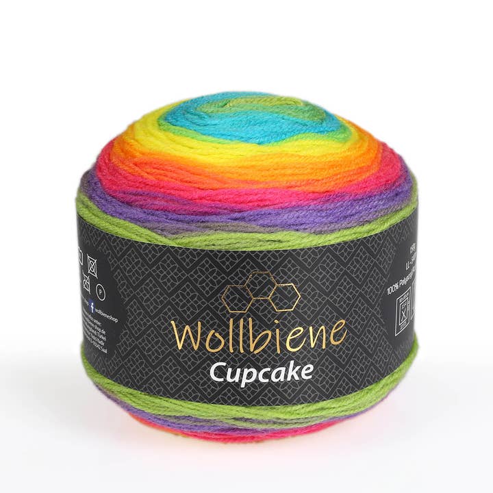 Wollbiene - Wholesale Yarn - woolen bee cupcake gradient wool knitting wool 150g4