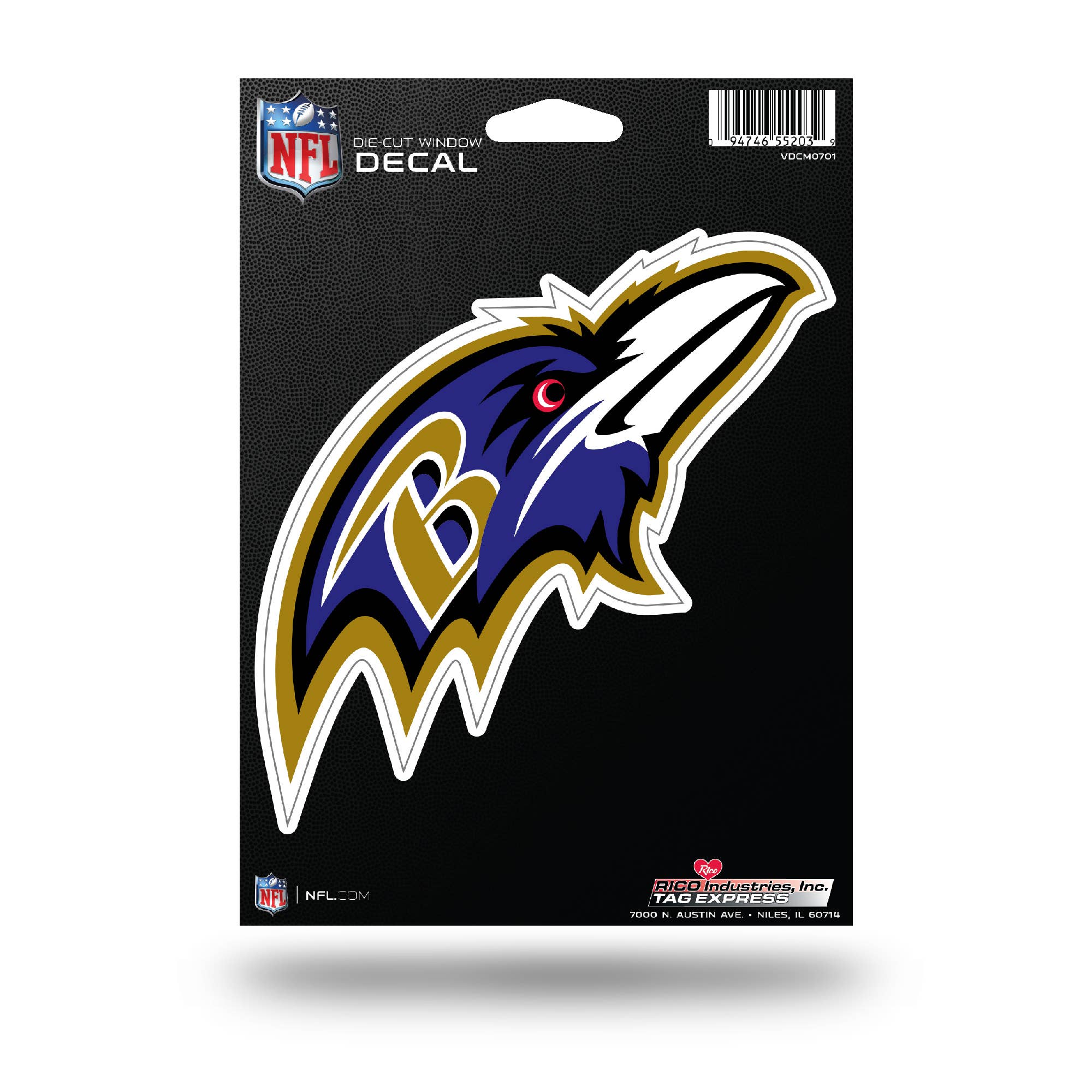 Rico Industries - Wholesale Sticker - Baltimore Ravens Die Cut Vinyl Decal0