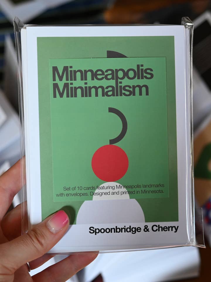 Minneapolis Minimalism 10 Card Set with matching envelopes for wholesale by Little Dipper Art