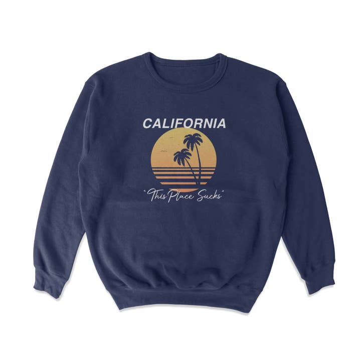 California Crewneck Sweatshirt for wholesale by Kookslams