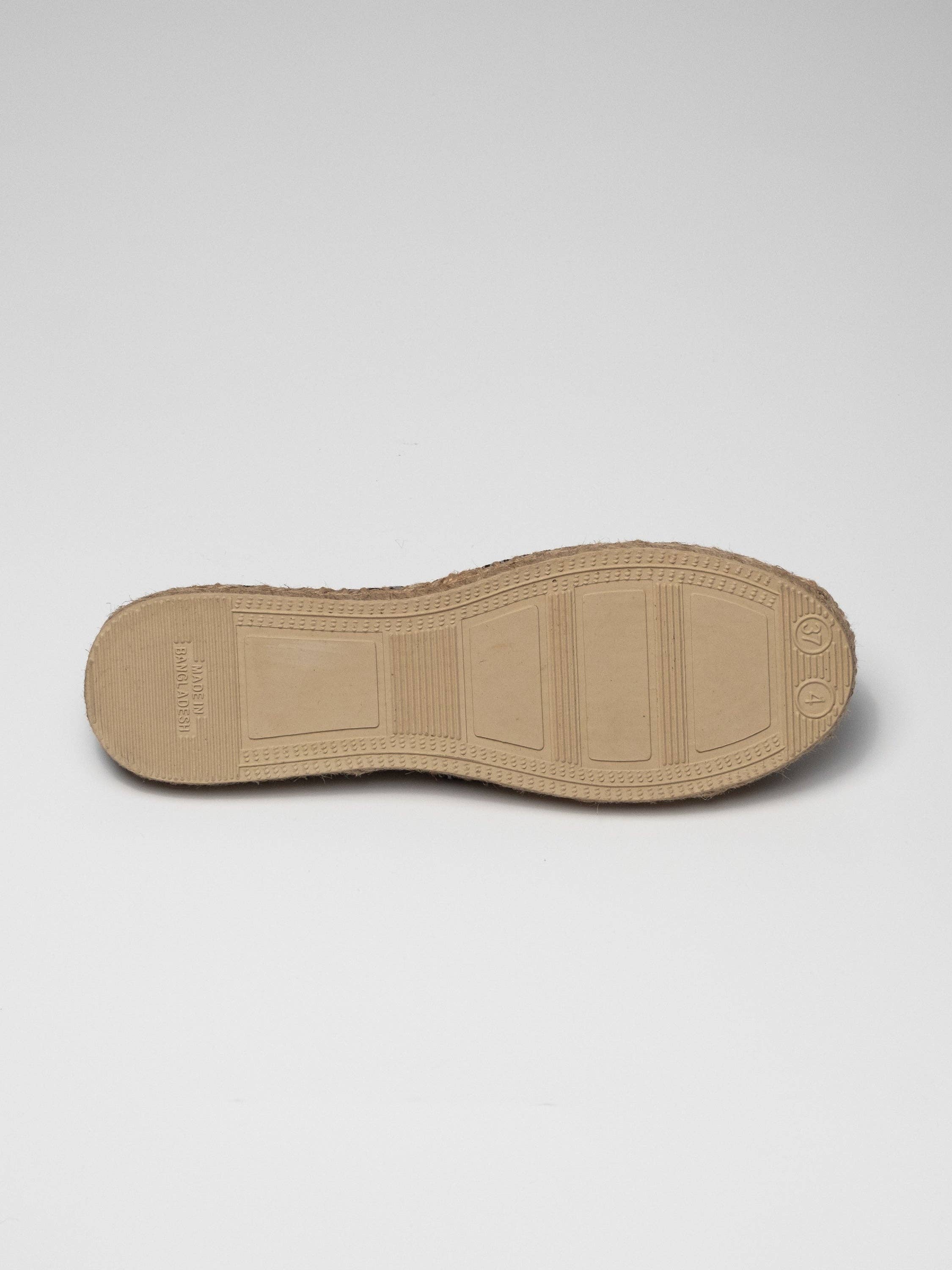 Thin stripes espadrille Women - blue - Box 24 pairs for wholesale on Faire2