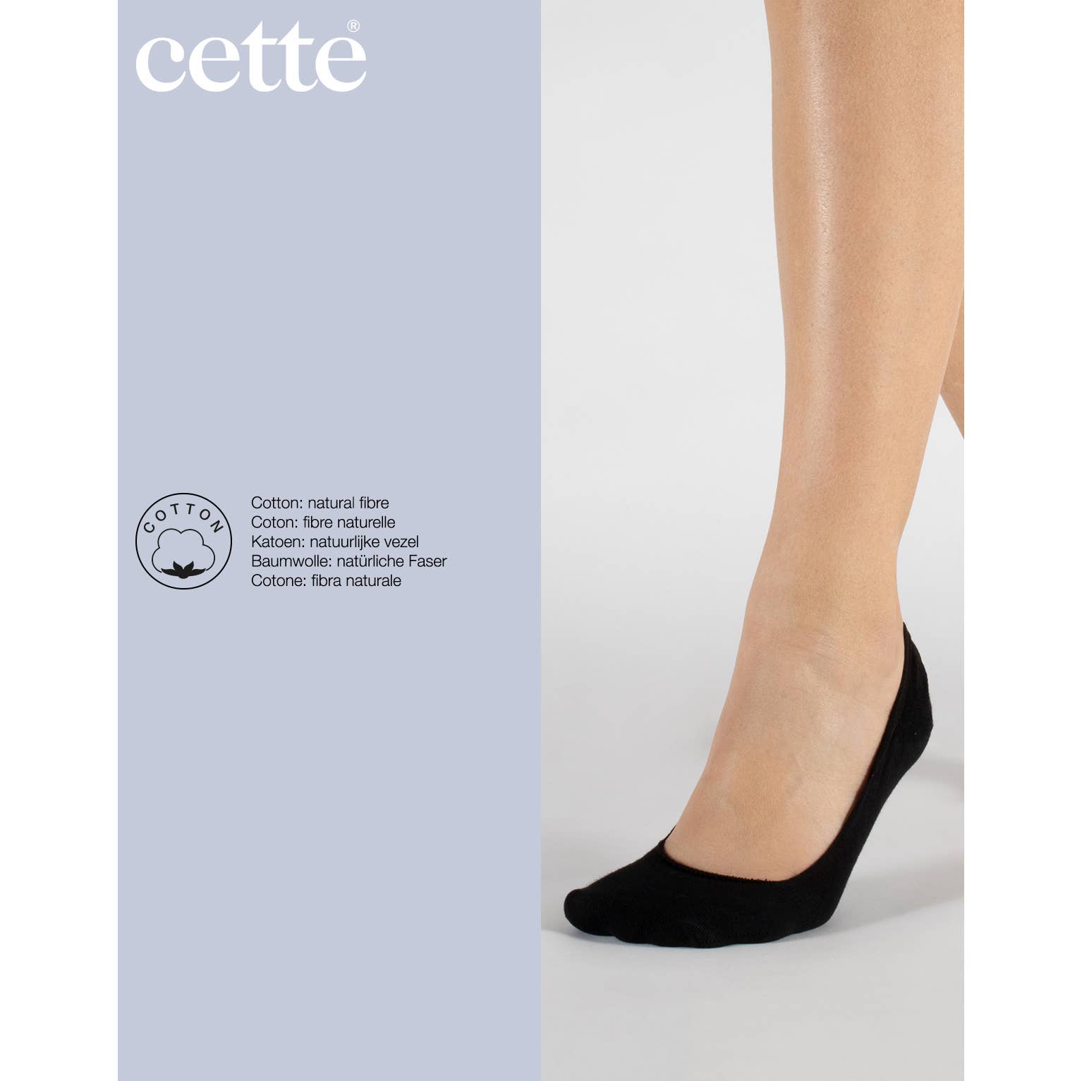 Cette - Wholesale Socks - Women's - Pack 2 Pairs Footies, Cotton Invisible Socks12