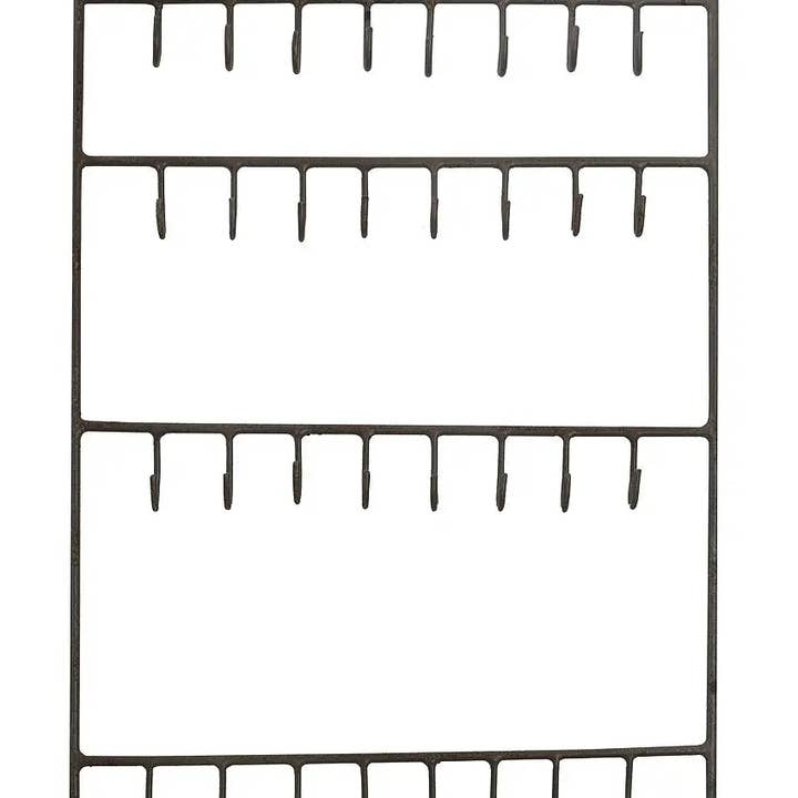 Vagabond Vintage - Vendita all'ingrosso Espositori e vetrine per gioielli - Portagioie da parete semplice in filo metallico1