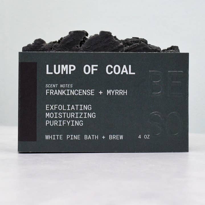 White Pine Bath & Brew - Wholesale Bar Soap - Lump of Coal - Beer Soap0