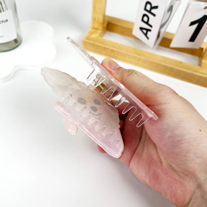 mildstyles - Wholesale Hair Clip - Women's - Cartoon Scarf Animal Puppy Hair Claw Clip2