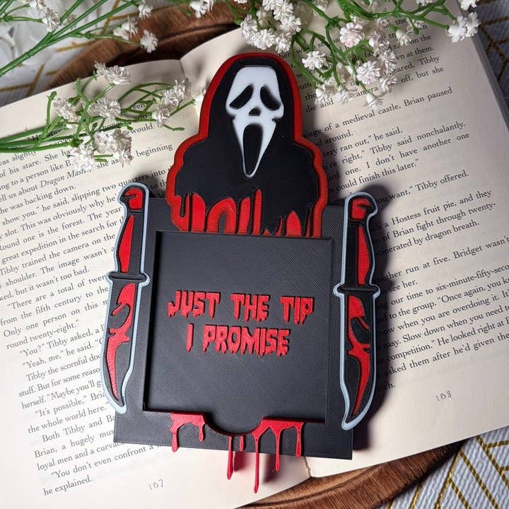 3D Printed “Just the Tip, I Promise” 4x4 Post-It Note Holder for wholesale by Awfullynerdy.co