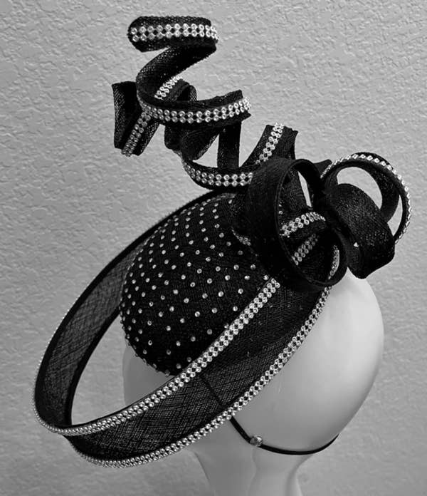 Rehoboth Hats - Wholesale Fascinator Hat - Women's - The Showstopper Sinamay Fascinator3