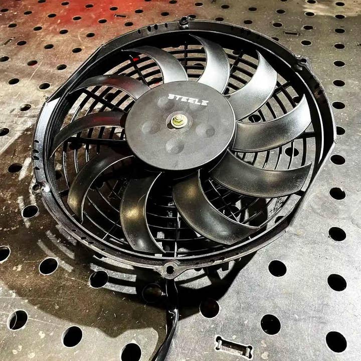 SRP 10" Performance Series Brushless Pusher Fan for wholesale by Steele Racing Products