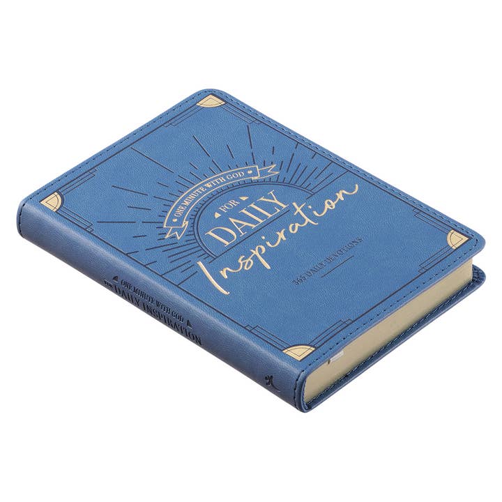 Christian Art Gifts - Wholesale Book - Adult - One Minute with God for Daily Inspiration Faux Leather