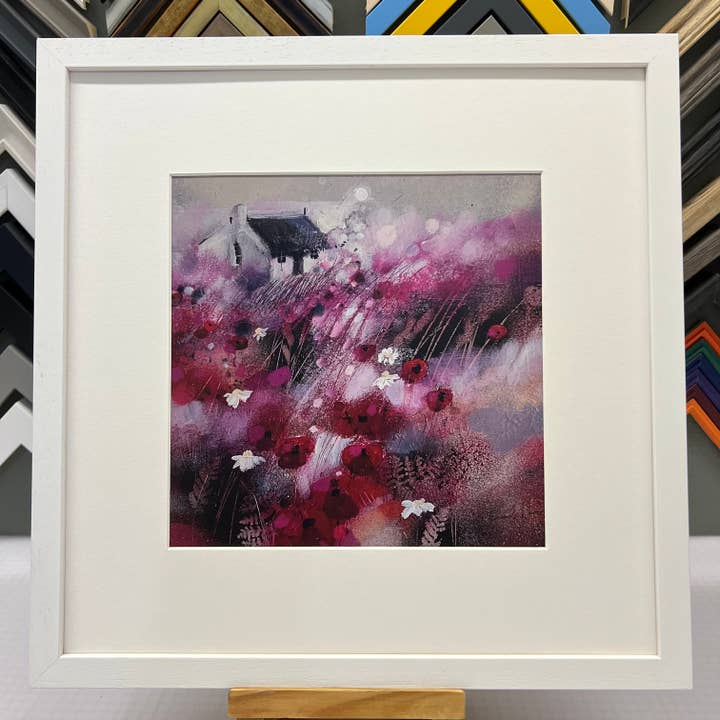 'East Neuk Poppies' - Open Edition Kunstdruk voor wholesale door Emma S Davis Artist