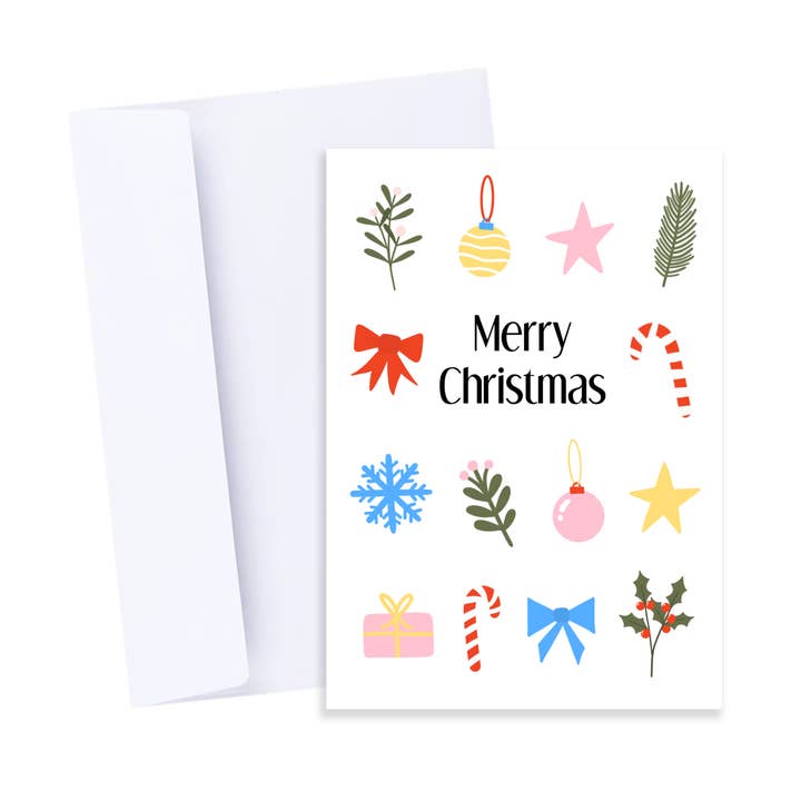 Glædelig julekort - Glædelig jul lykønskningskort for engroshandel hos Popsy Press