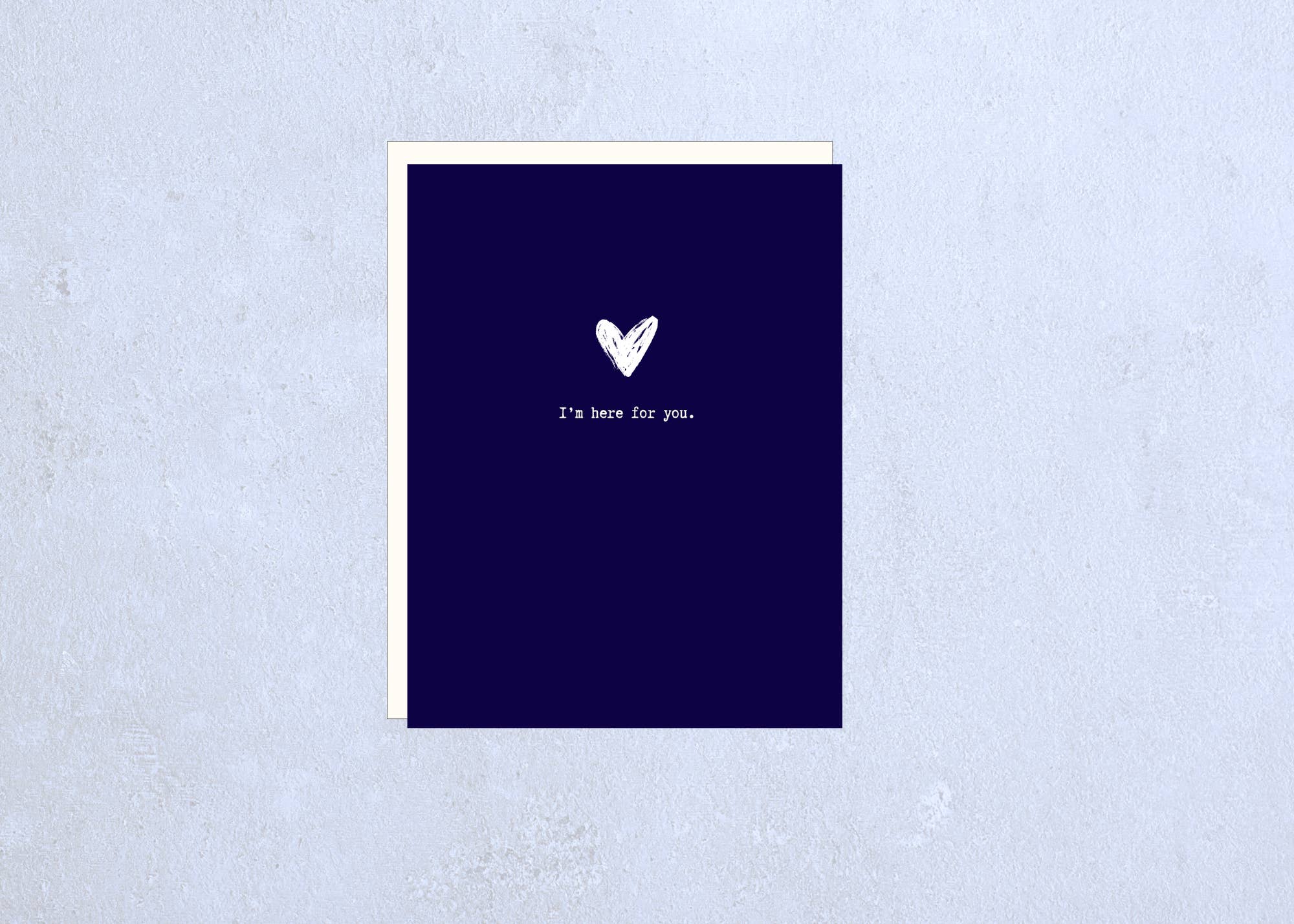 Hero Of The Story - Wholesale Sympathy card - HERE FOR YOU - loss grief sympathy recovery support love