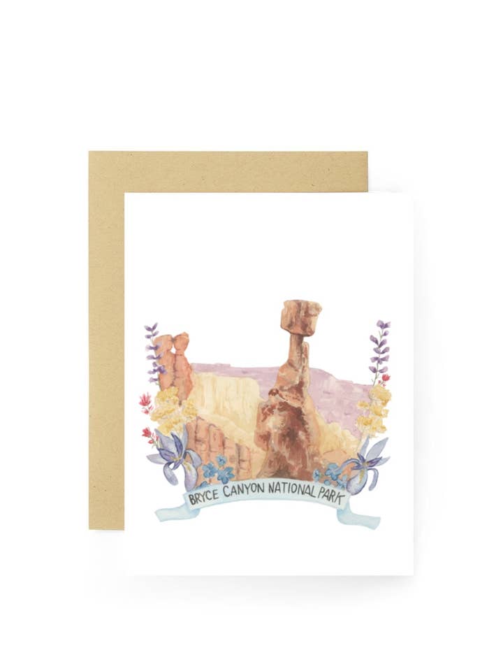 Bryce Canyon National Park Card for wholesale by Sierra McGuire Art