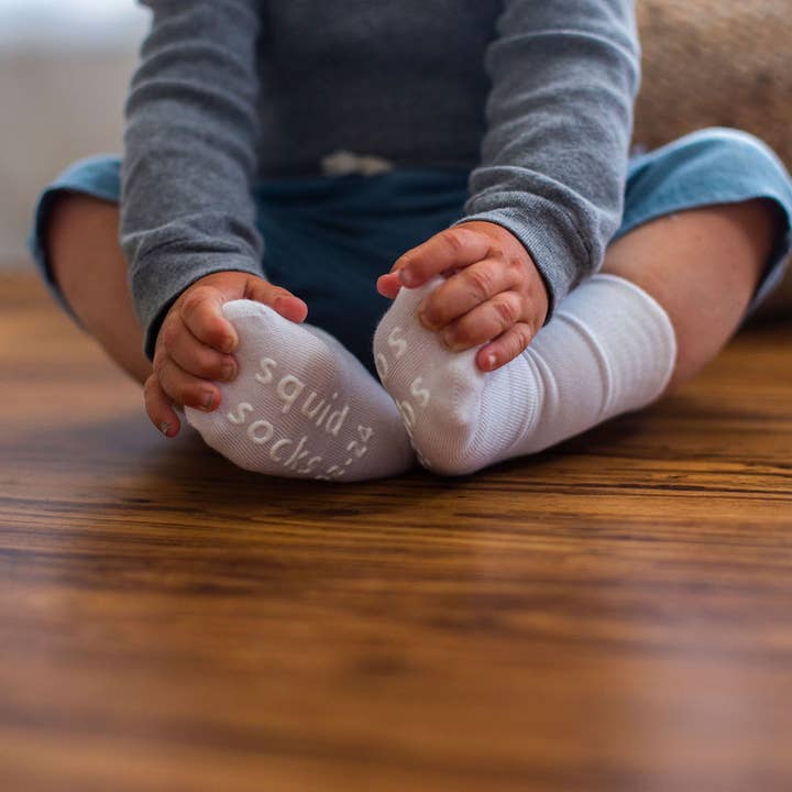 squid socks - Wholesale Socks - Kids & Baby - Cloud - White Non-Slip Silicone Grip Baby Socks / Kids Socks2