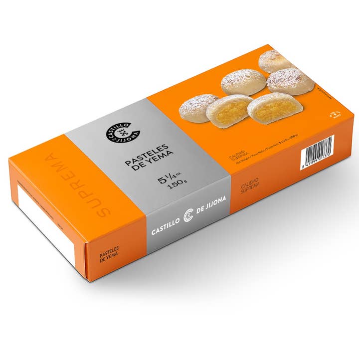 Yolk cakes - Supreme quality 150 g for wholesale by CASTILLO DE JIJONA