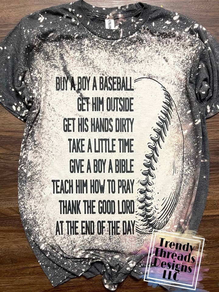 Köp en pojke en basebolltröja för wholesale av Trendy Threads Designs LLC