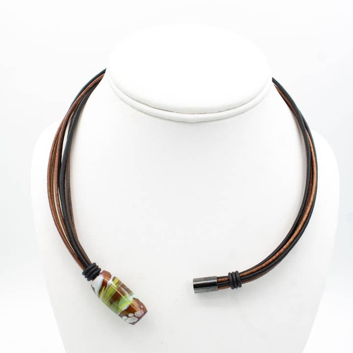 Montana Leather Designs - Wholesale Choker/Collar - BS Aspen Necklace1