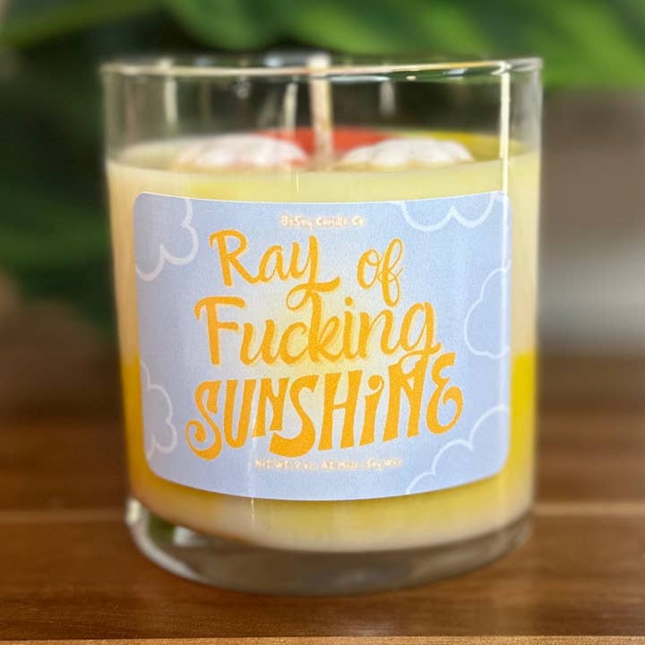 Rayo de maldita luz solar para venta al por mayor de BeSoy Candle Co.