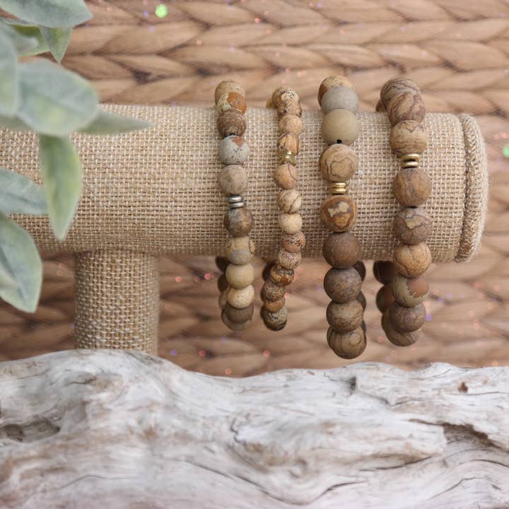 Imagem Jasper Healing Gemstone Pack de 3 por atacado de Love and Grace