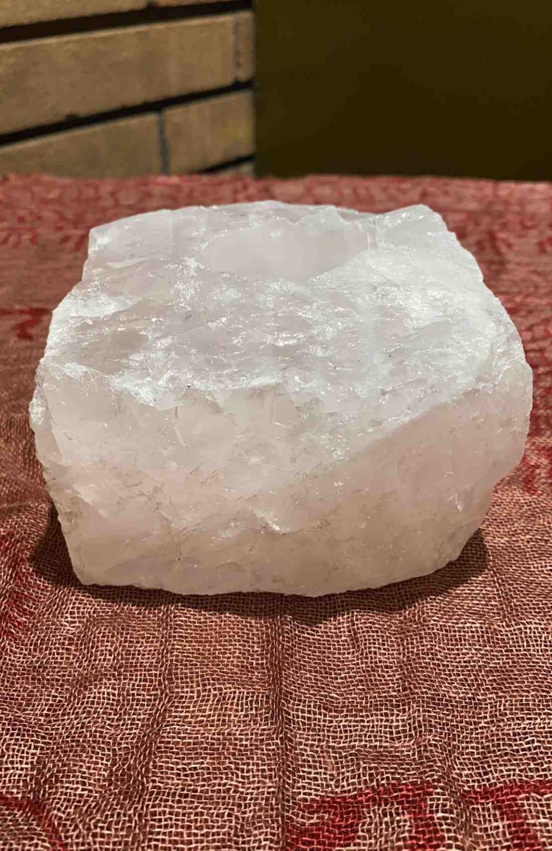 Multicolor Rose Quartz Candle Holder for wholesale on Faire0