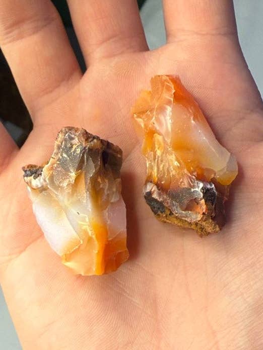 Cornaline brute pour la vente par Chaotic Crystal Chick Co.