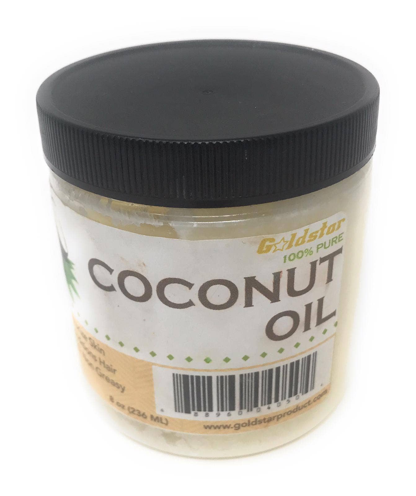 Goldstar Shea Butter - Vente Huile pour le bain/corps - Huile de noix de coco 100 % pure Goldstar pour les cheveux et la peau (8 oz)