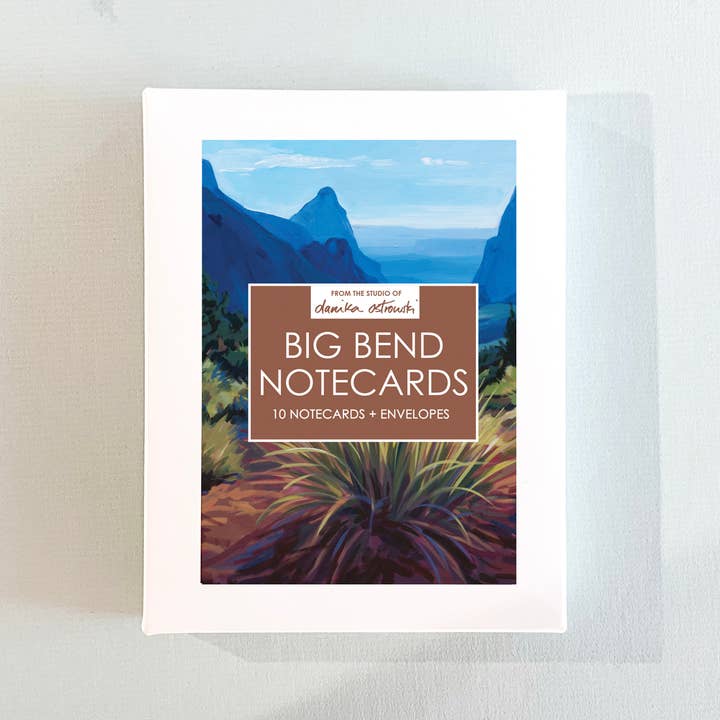 Danika Ostrowski Art + Design - Wholesale Stationery/Notecard Set - Big Bend Notecard Set2