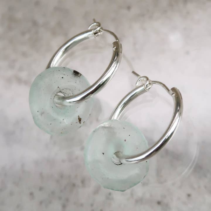 Essenshell Huggie Earrings - Silver for wholesale by Essenshell