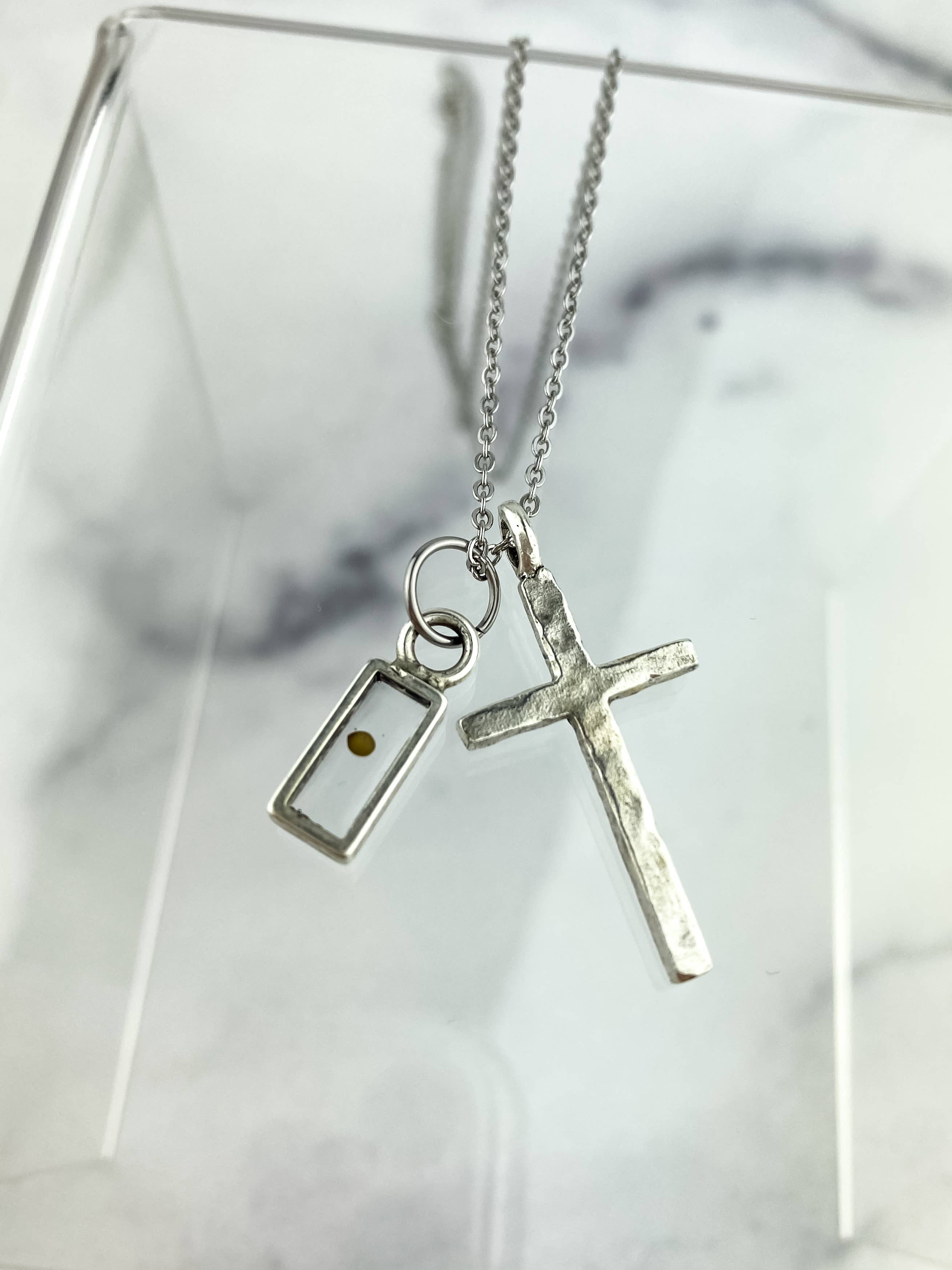 Light Shine - Wholesale Pendant/Charm Necklace - Cross Necklace with Mustard Seed | Faith Christian Necklace8