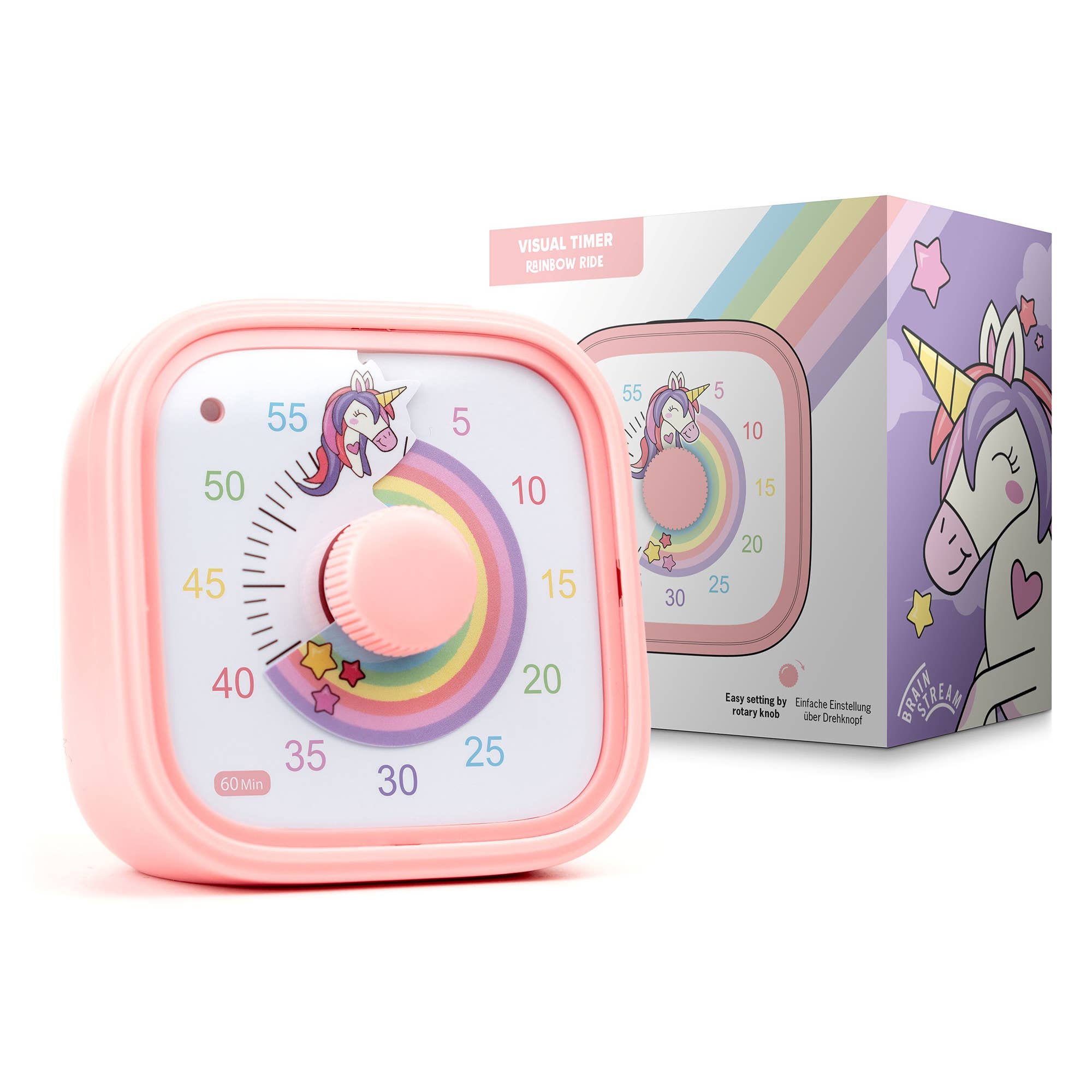 Brainstream - Wholesale Wind-Up Toy - Kids - Visual Timer / Rainbow Ride0